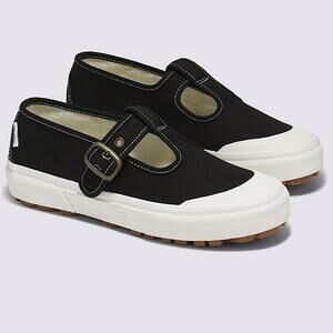 Vans Mary Jane Y2K Style 93 Casual Retro Chunky Lug Sole Black White Shoe 5